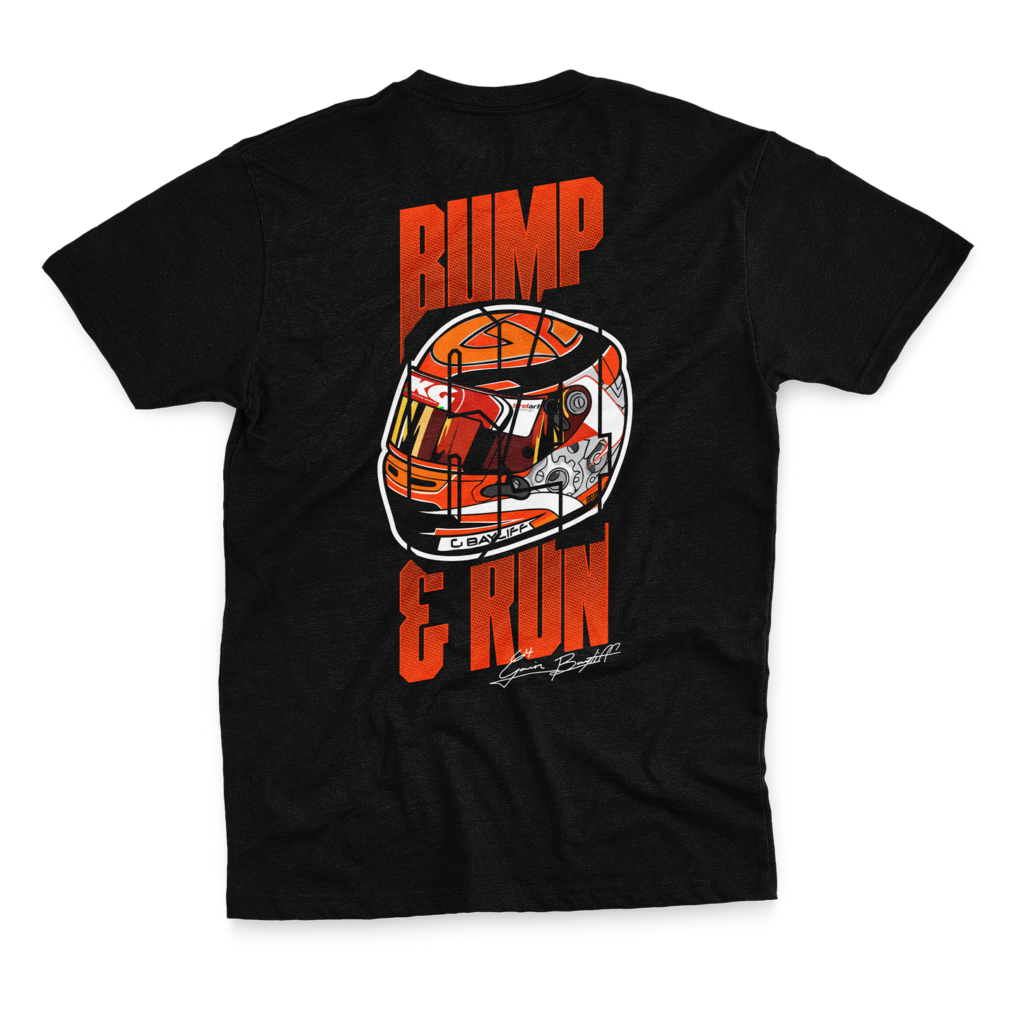 Gavin Bump & Run Tee Black - Presale
