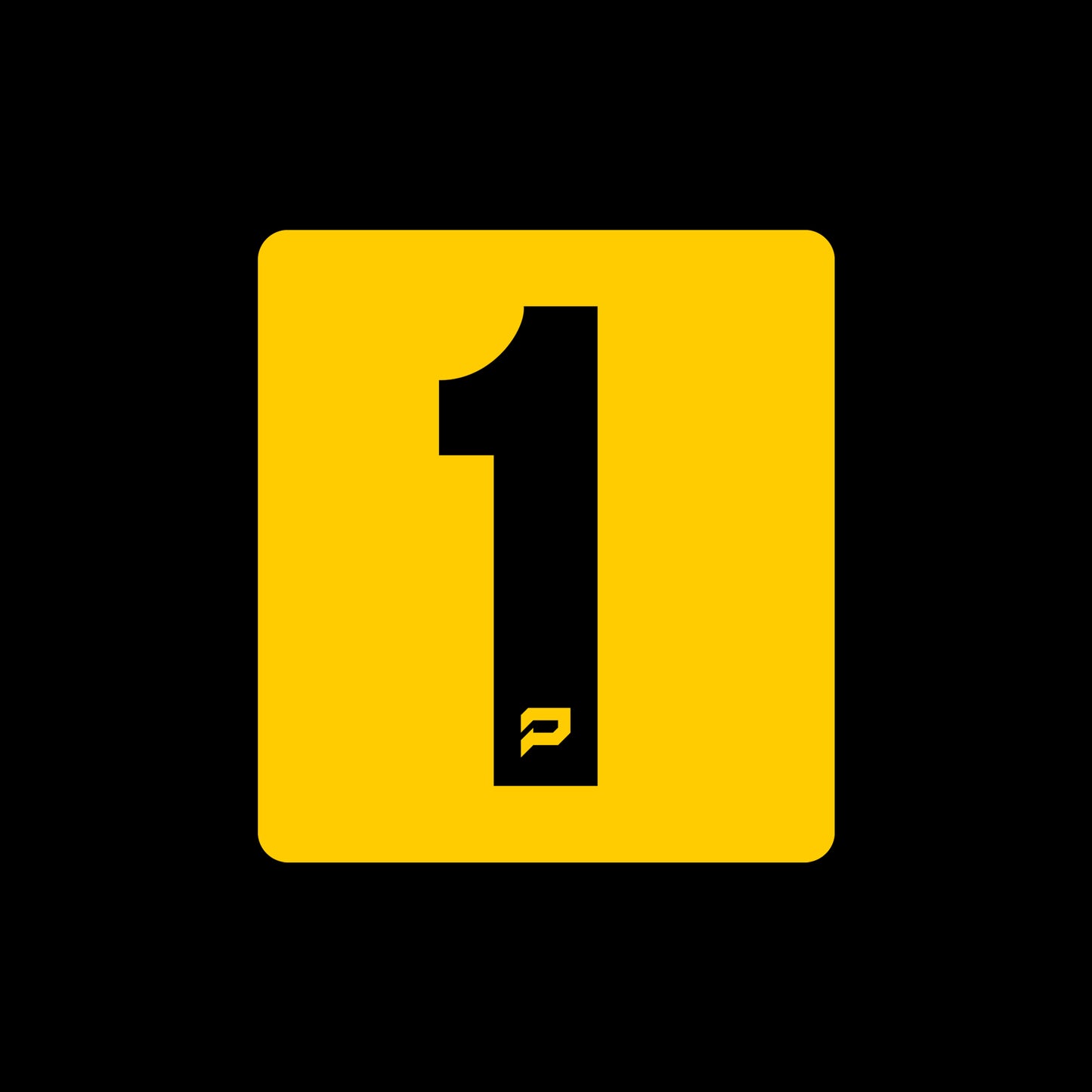 Number 1 Plate