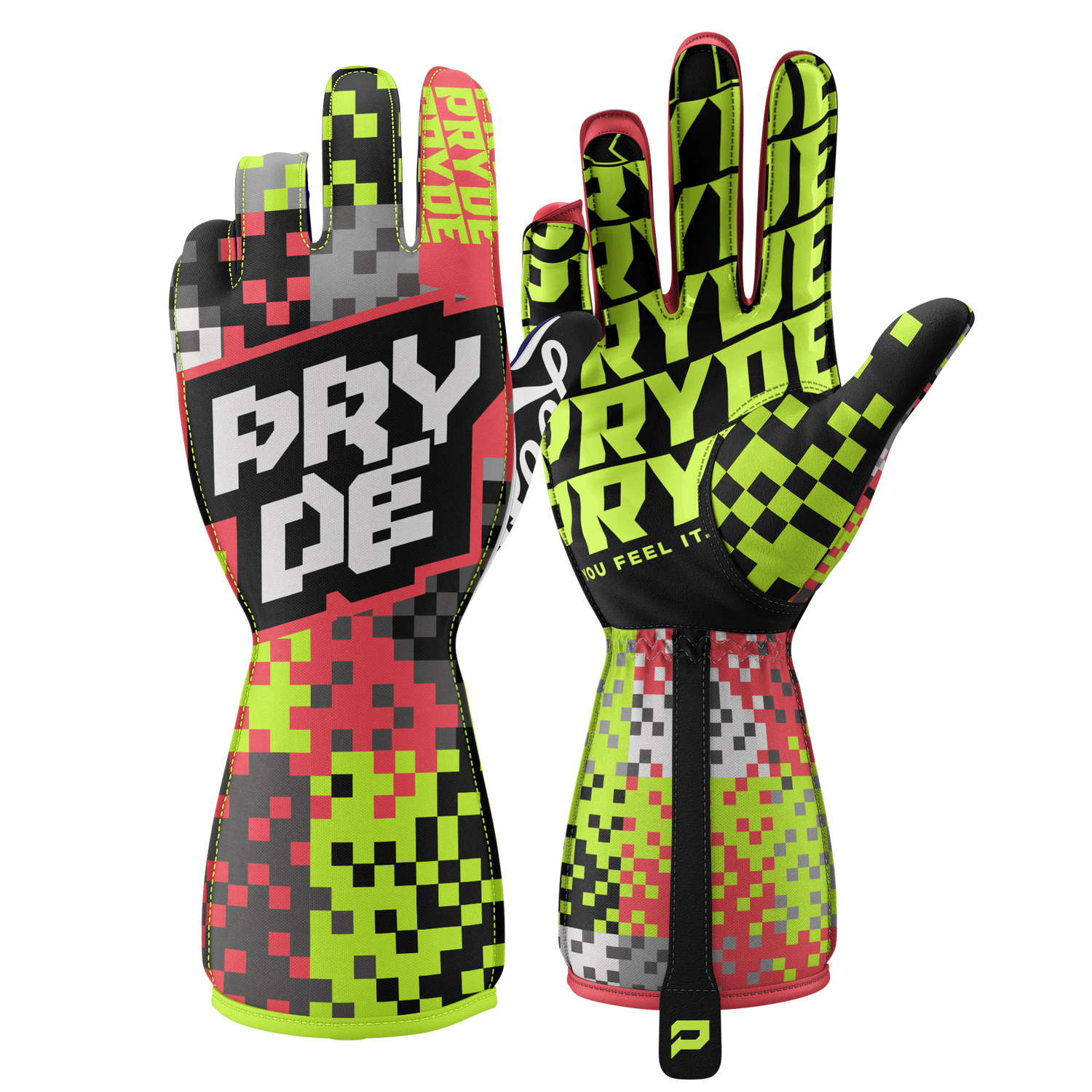 Suede Karting Gloves | Silicon Grip Racing Gloves | PRYDE