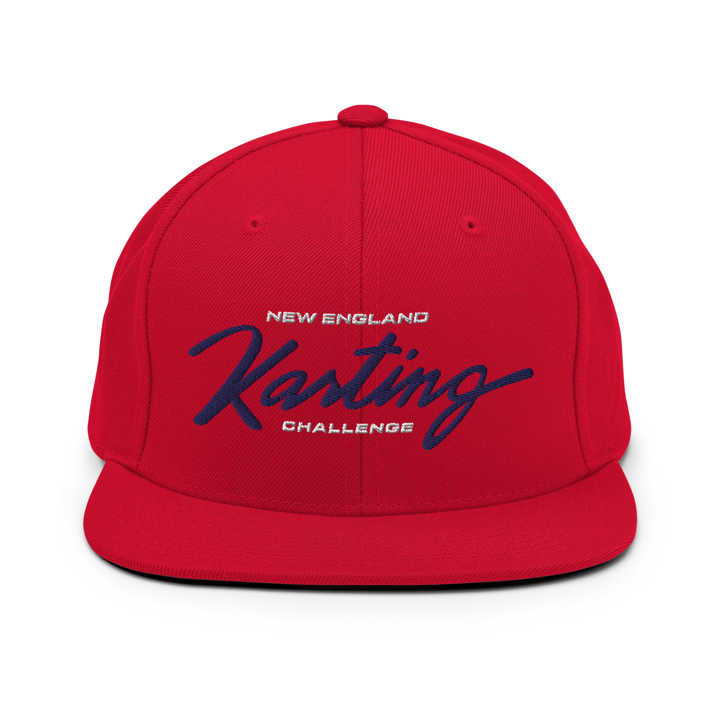 New England Karting Challenge Red Snapback