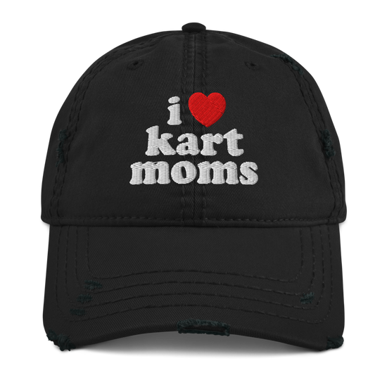 Black Distressed Dad Hat | Distressed Dad Hats | PRYDE