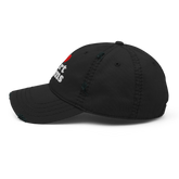 Black Distressed Dad Hat | Distressed Dad Hats | PRYDE