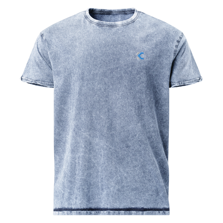 Unisex Blue Denim T-Shirt | Unisex Black Denim T-Shirt | PRYDE