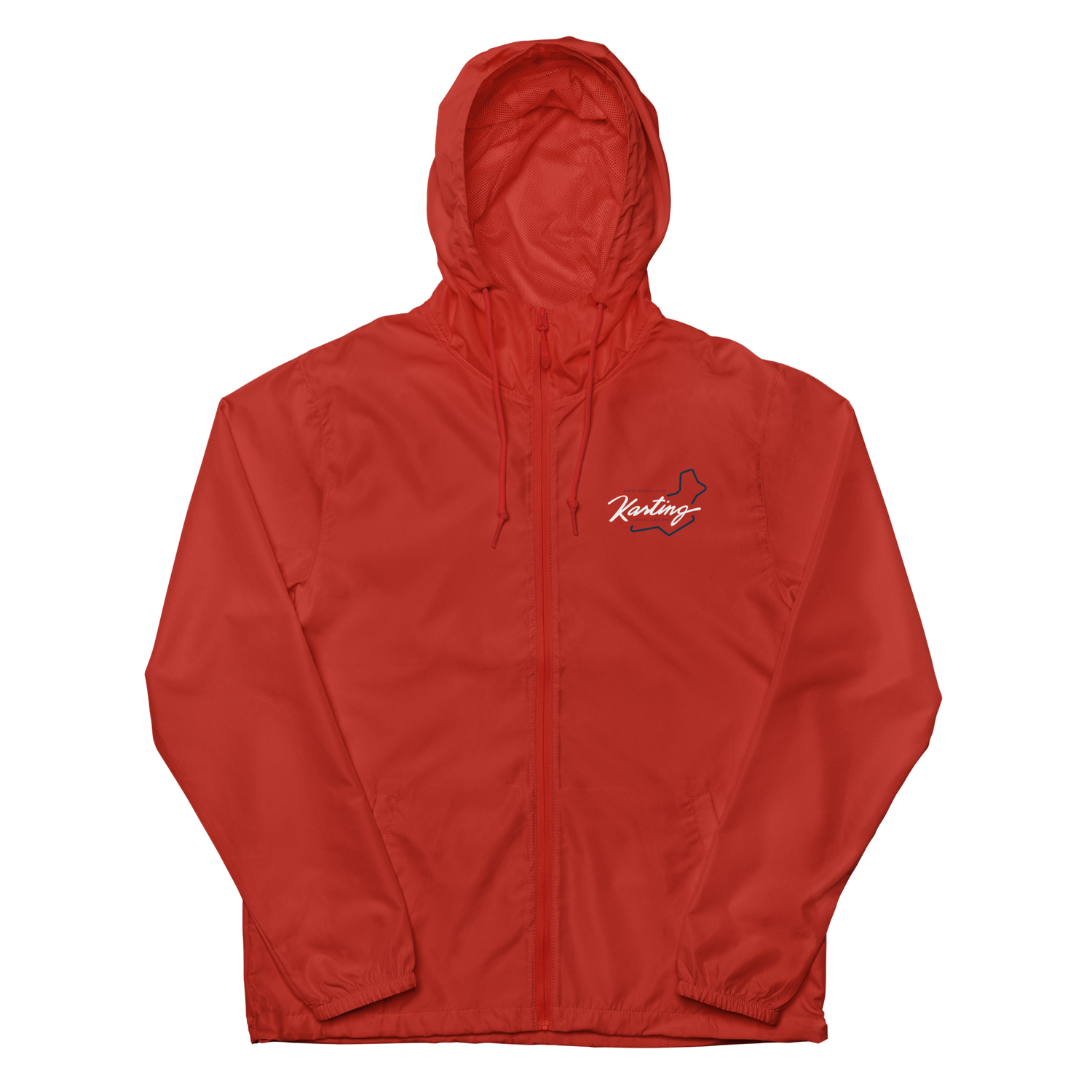 Unisex Red Windbreaker | Unisex Lightweight Windbreaker | PRYDE